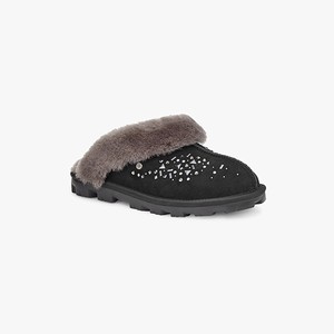 Ugg Coquette Galaxy Women Slippers Black (2714ANPVU)